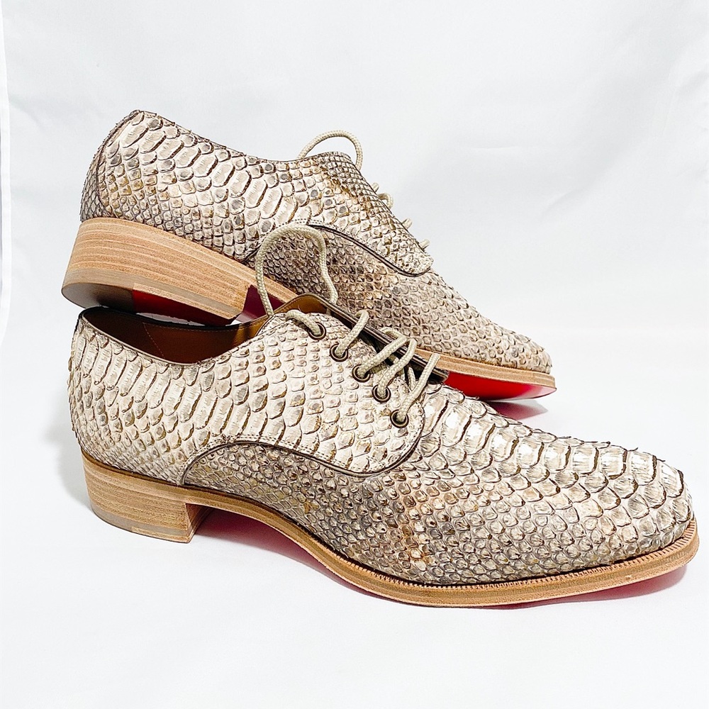 Christian Louboutin lace up shoes